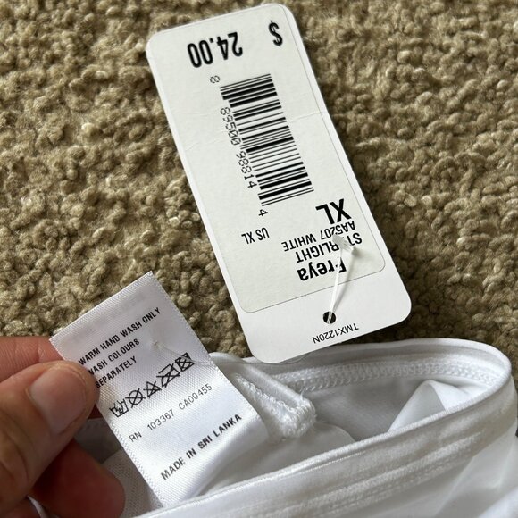 NWT Freya White Starlight Underwear Women's Size XL 1628 - Picture 3 of 4